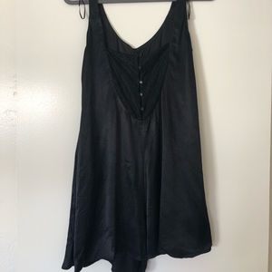 Zara Trafaluc NWT Black Silky Romper